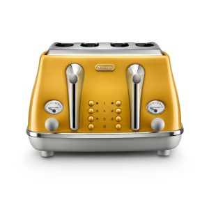DeLonghi Icona Capitals | 4 Slice Toaster | Yellow | CTOC4003Y