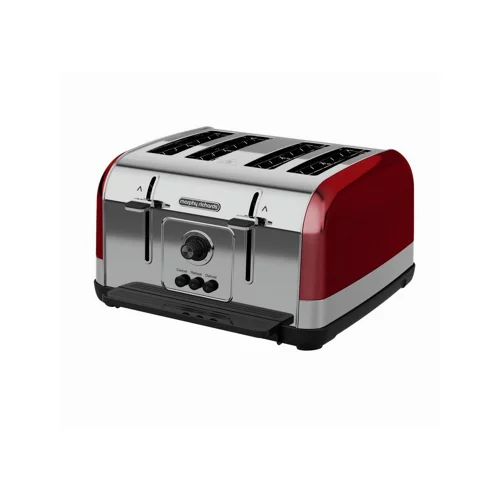 Morphy Richards Venture 4 Slice Toaster Red Swans Electrical