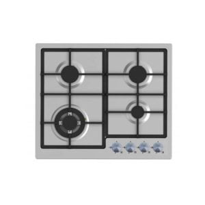 Powerpoint 60cm 4 Zone Gas Hob | Stainless Steel | P174NGXSS