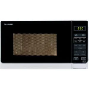 Sharp | 20L Freestanding Microwave | White | R272WM