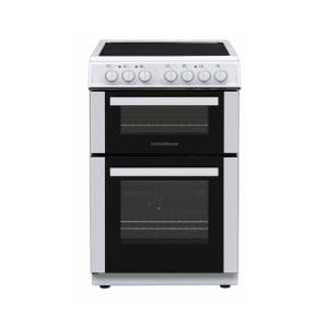 Nordmende 50cm Freestanding Twin Cavity Cooker with Ceramic Hob | White | CTEC52WH