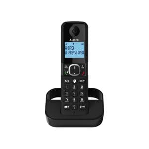 Alcatel F860 Single Cordless Phone with Cell Block | Black | ATL1423518