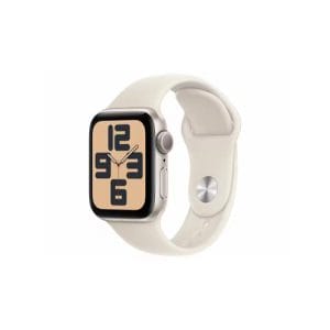 Apple Watch SE | GPS | 40mm | Starlight Aluminium Case with Starlight Sport Band S/M | MXEF3QA/A