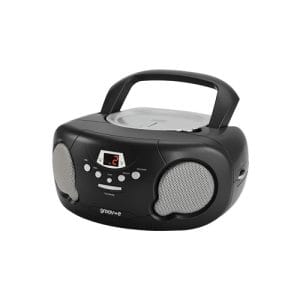 Groov-e Original Boombox Portable CD Player with Radio | Black | GVPS733/BK