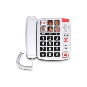 Swissvoice Xtra 1110 U Big Button Corded Phone for Elderly | White | ATL1418644