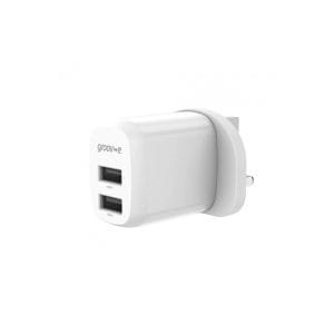Groov-e Dual USB-A Charger 12W | GV-MA103-WE