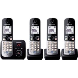 Panasonic Digital Cordless Phones 4 Pack | KX-TG6824