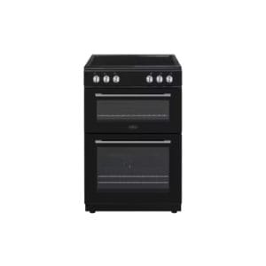 Belling 60cm Double Oven Electric Cooker with Ceramic Hob | Black | BFSE61DOBK