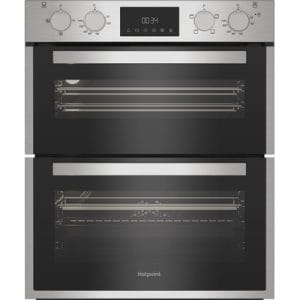 Hotpoint Built-Under Electric Fan Double Oven | Stainless Steel | DUH10DIX
