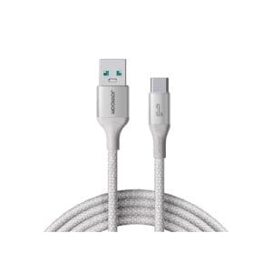 Joyroom USB-A to USB-C Braided Charging Cable | 2m | White | HL-SA28-AC-W2