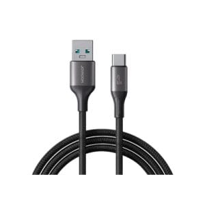 Joyroom USB-A to USB-C Braided Charging Cable | 2m | Black | HL-SA28-AC-B2
