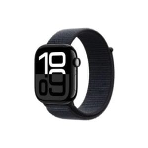 Apple Watch Series 10 | 42mm Jet Black Aluminium Case with Black Sport Band S/M | MWWE3QA/A