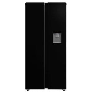 Powerpoint American Style Fridge Freezer with Water Dispenser | Black | P9383WDKBL-E