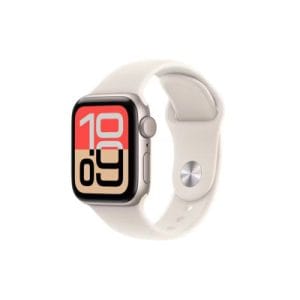 Apple Watch SE 3 | 44mm | GPS | Starlight Aluminium with Starlight Sport Band M/L | MEHJ4MP/A