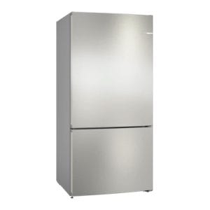 Bosch Series 4 | Freestanding 86cm Wide Fridge Freezer | Brushed Steel | KGN86VIEAG