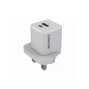 Canyon 20W Dual Wall Charger USB-C & USB-A