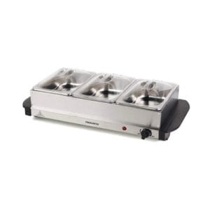 Progress Three Pan Food Warmer Buffet Server | EK3665PH