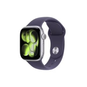 Apple Watch Series 11 | 46mm | GPS | Silver Aluminium with Purple Fog Sport Band M/L | MEVA4MP/A