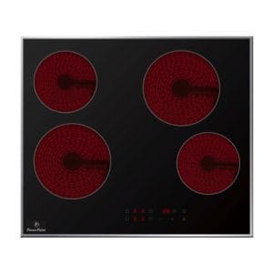 Powerpoint 60cm 4 Zone Ceramic Hob with Touch Control | P154MDTCSS