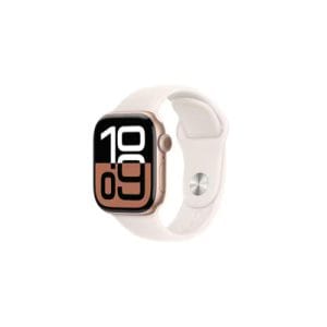Apple Watch Series 10 | 46mm | Rose Gold Aluminium Case Light Blush Sport Band S/M | MWWT3QA/A