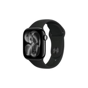 Apple Watch Series 11 | 42mm | Jet Black Aluminium with Black Sport Band | M/L | MEQU4MP/A