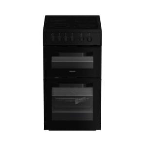 Hotpoint 50cm Freestanding Electric Cooker | Black | HTE5VCB