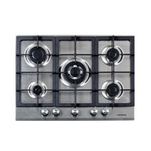 Nordmende 70cm 5 Burner Gas Hob | Stainless Steel | HGX703IX