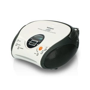 Lenco Portable Stereo FM Radio with CD Player | White | SCD-24WHT