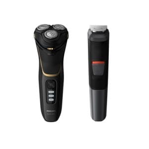 Philips 3000 Series Wet or Dry Electric Shaver & Trimmer Pack | S3333/58