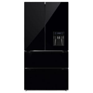 Powerpoint French Door Fridge Freezer | Black Glass | P9917SKFDBLG