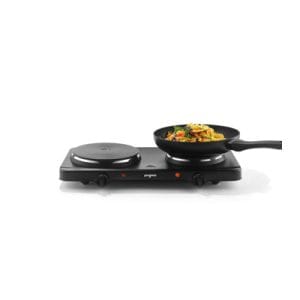 Progress Double Hot Plate | Black | EK6674P