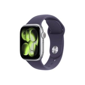 Apple Watch Series 11 | GPS | 42mm | Silver Aluminium Case Purple Fog Sport Band | S/M | MEU64MP/A