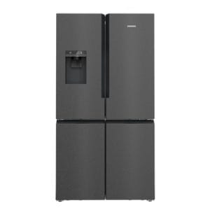 Siemens iQ700 | 4 Door French Style Fridge Freezer | Black Steel | KF96DPXEA