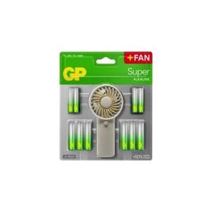 GP Handheld Fan with Batteries Included