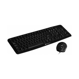 Canyon Keyboard & Mouse Wired Set | Black