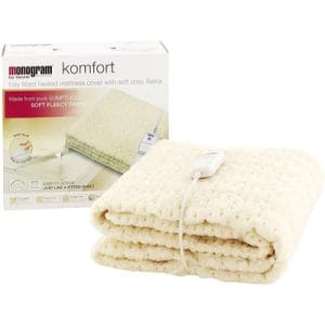Monogram Komfort Single Size Fleece Fitted Electric UnderBlanket | 379.60