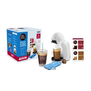 Nescafe Dolce Gusto Mini Me 2 Pod Coffee Machine by DeLonghi | Iced Bundle | EDG335.B