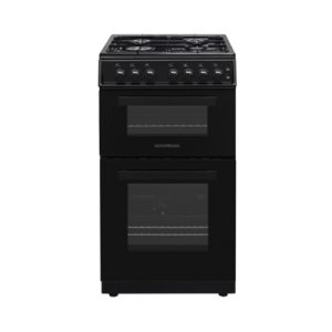 Nordmende 50cm Twin Cavity LPG Gas Cooker | Black | CTG52LPGBK
