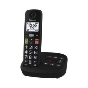 Panasonic Big Button Digital Cordless Phone with Answering Machine | KX-TGU130EB
